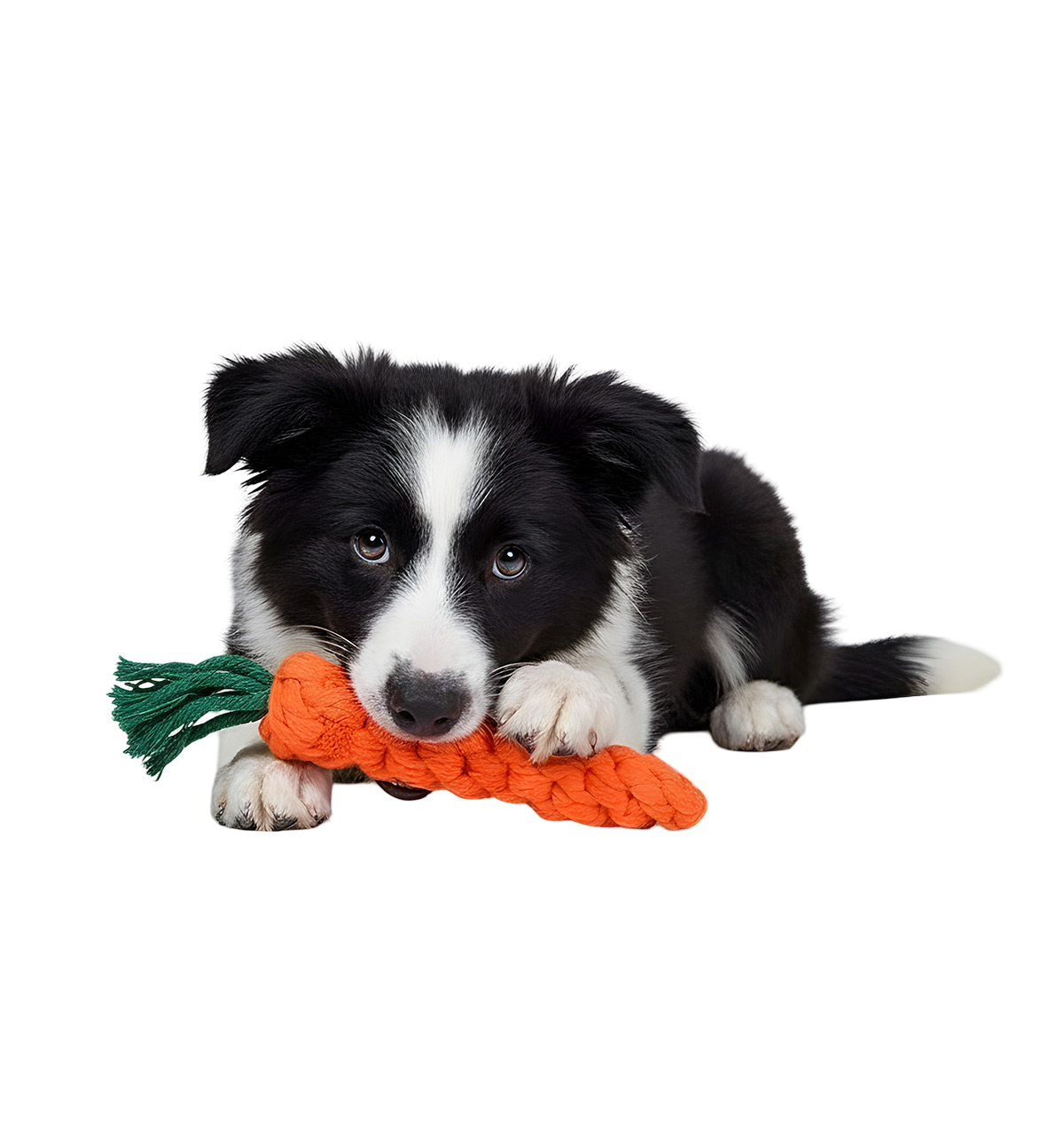 Lila-Carrot Rope Toy