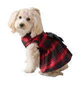 Luna-Plaid Bow Dress