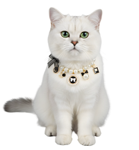 Aria-Pearl Charm Collar