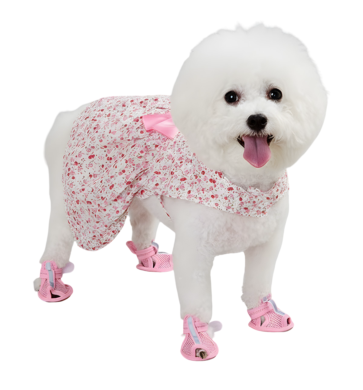 Liny-Floral Pet Dress