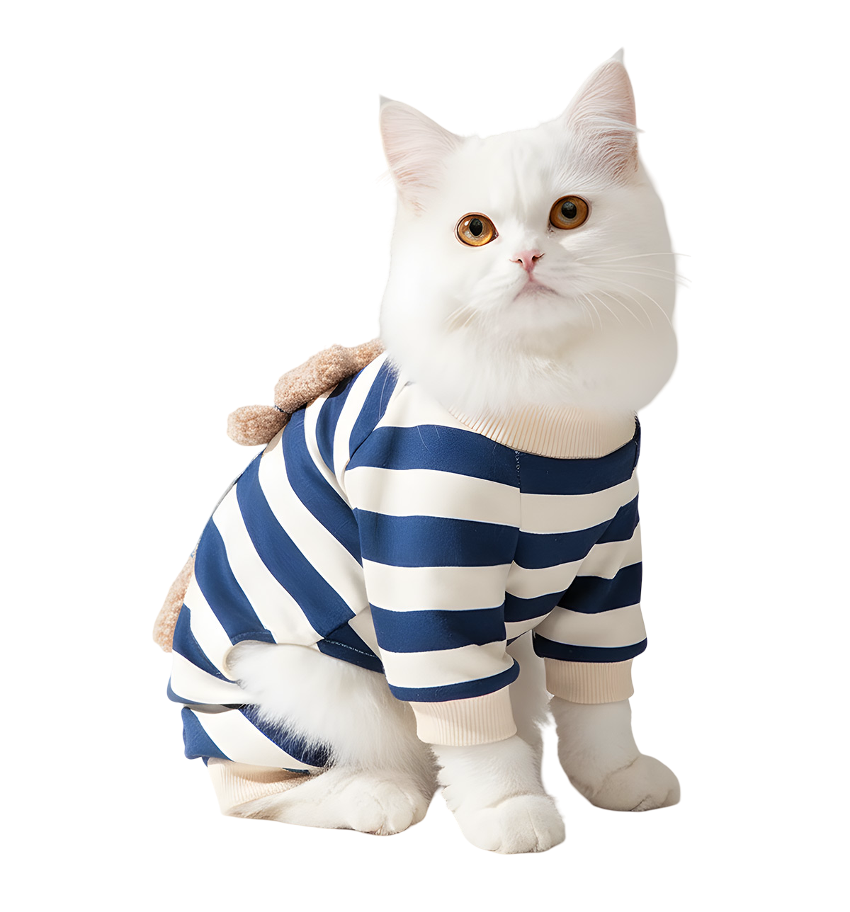 Milo-Stripe Pet Suit