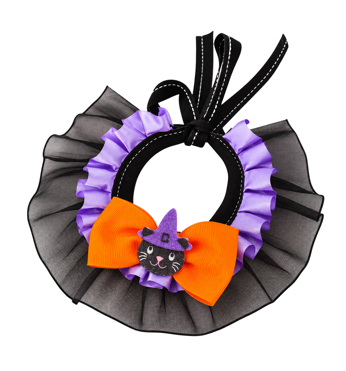 Witch Bow Pet Collar