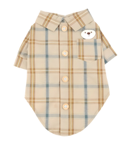 Rex-Plaid Dog Shirt