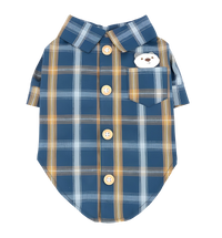 Rex-Plaid Dog Shirt