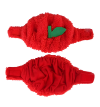 Tori-Red Plush Cap