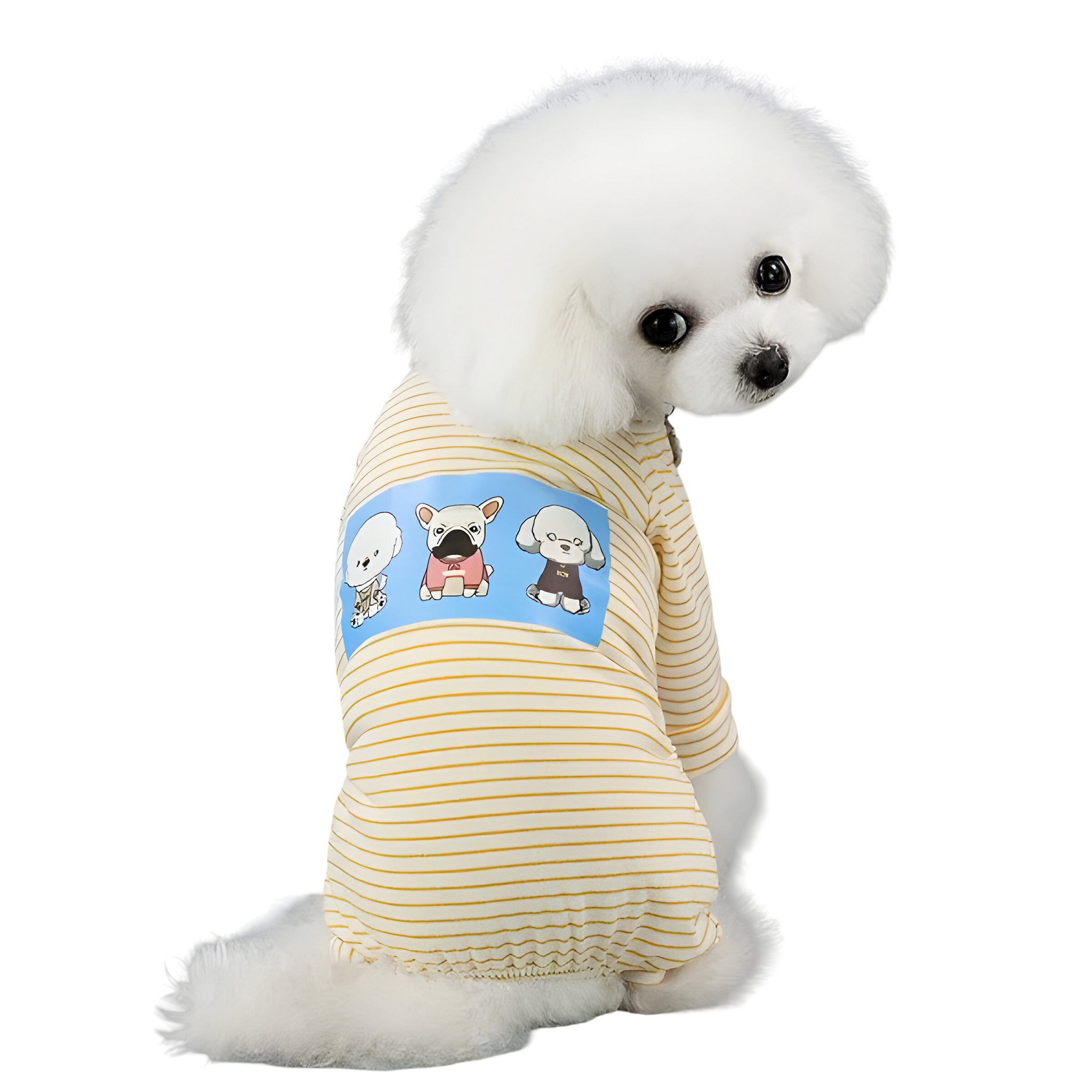 Mimi-Striped Pet Tee