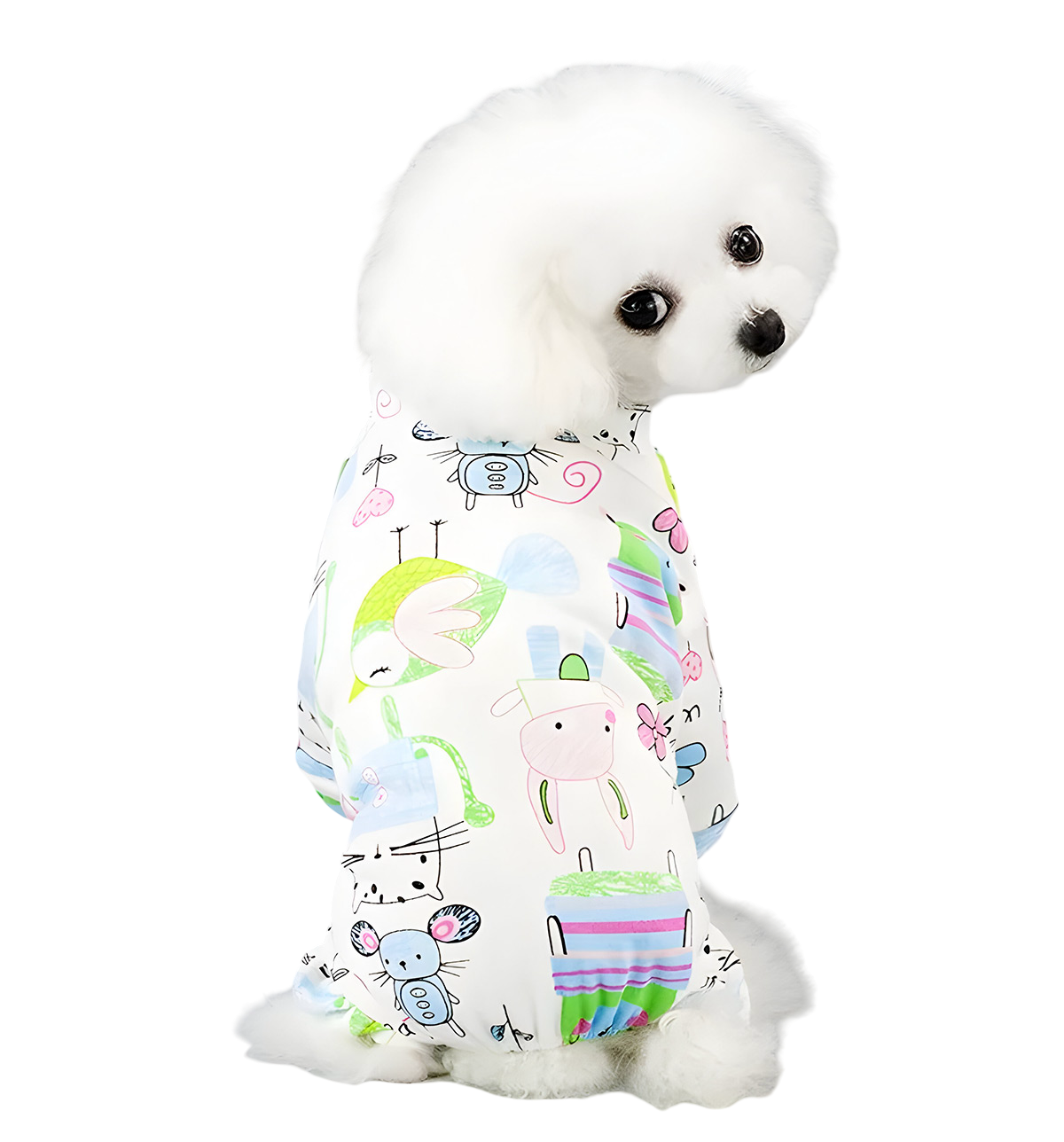 Mimi-Striped Pet Tee