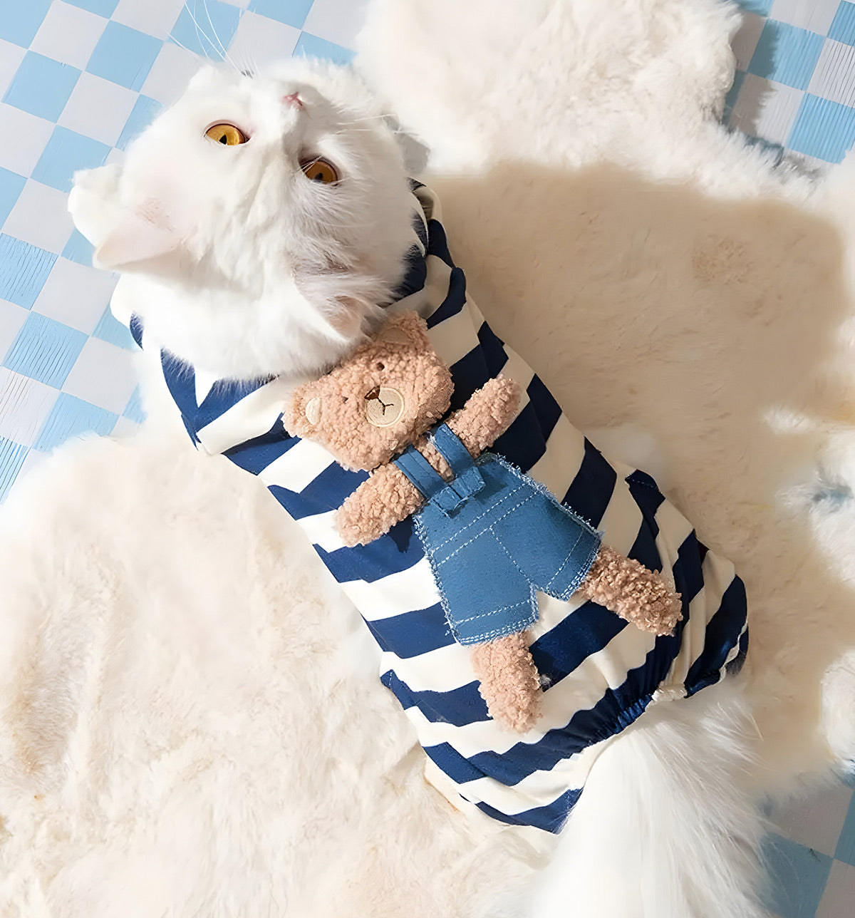 Miki-Stripe Pup Suit