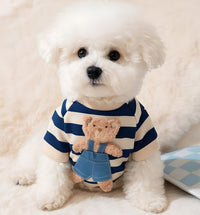 Miki-Stripe Pup Suit