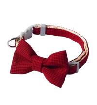 Ella-Gingham Cat Tie