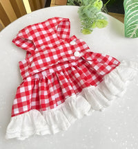 Lina-Gingham Pet Dress