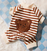 Miki-Stripe Pup Suit