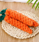 Lila-Carrot Rope Toy