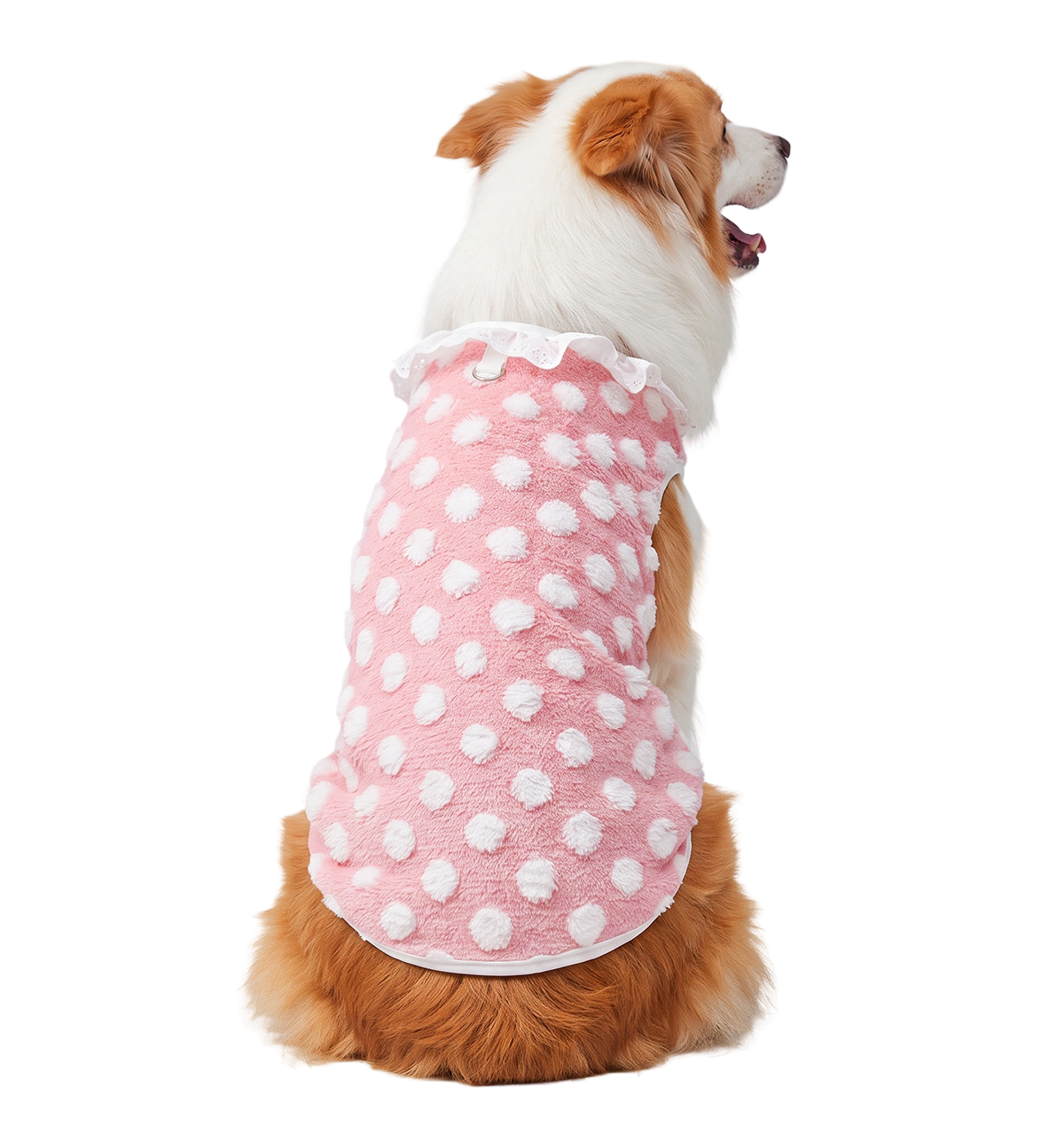 Dot Plush Pet Vest