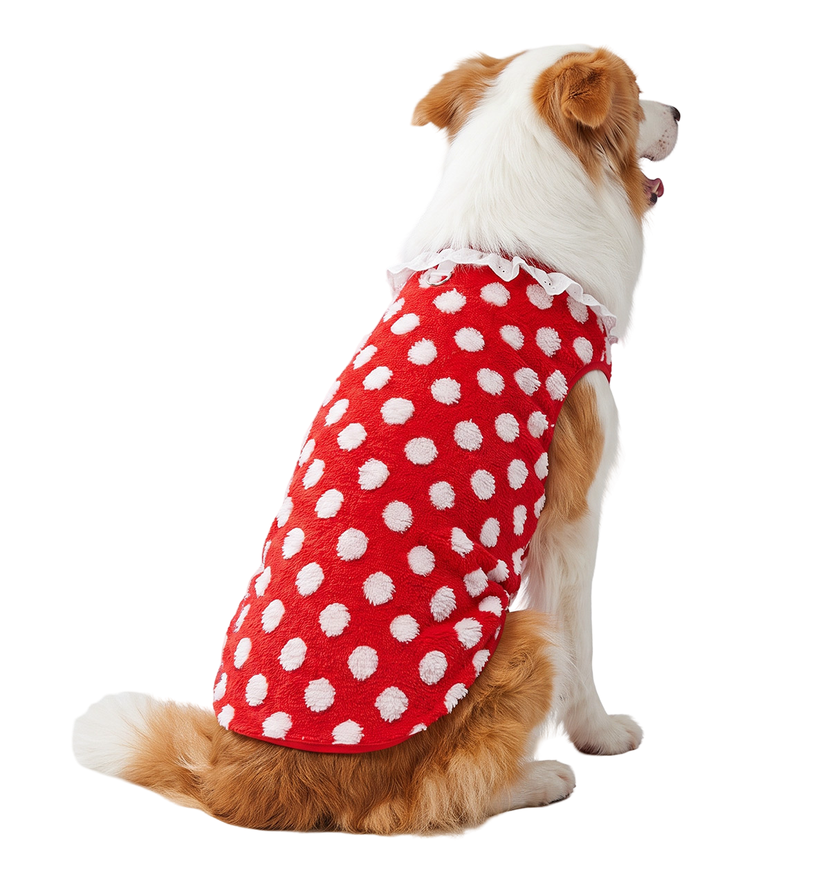 Dot Plush Pet Vest